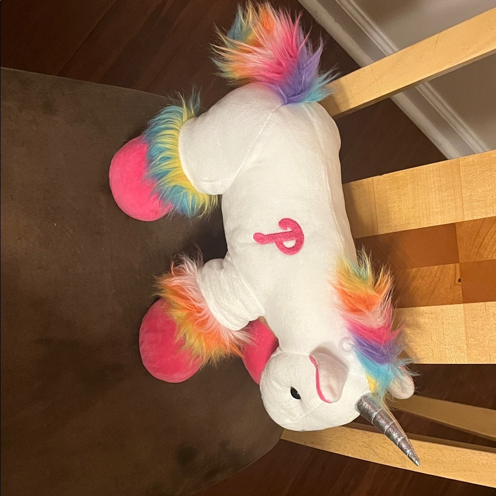 Philadelphia Phillies stuffed unicorn